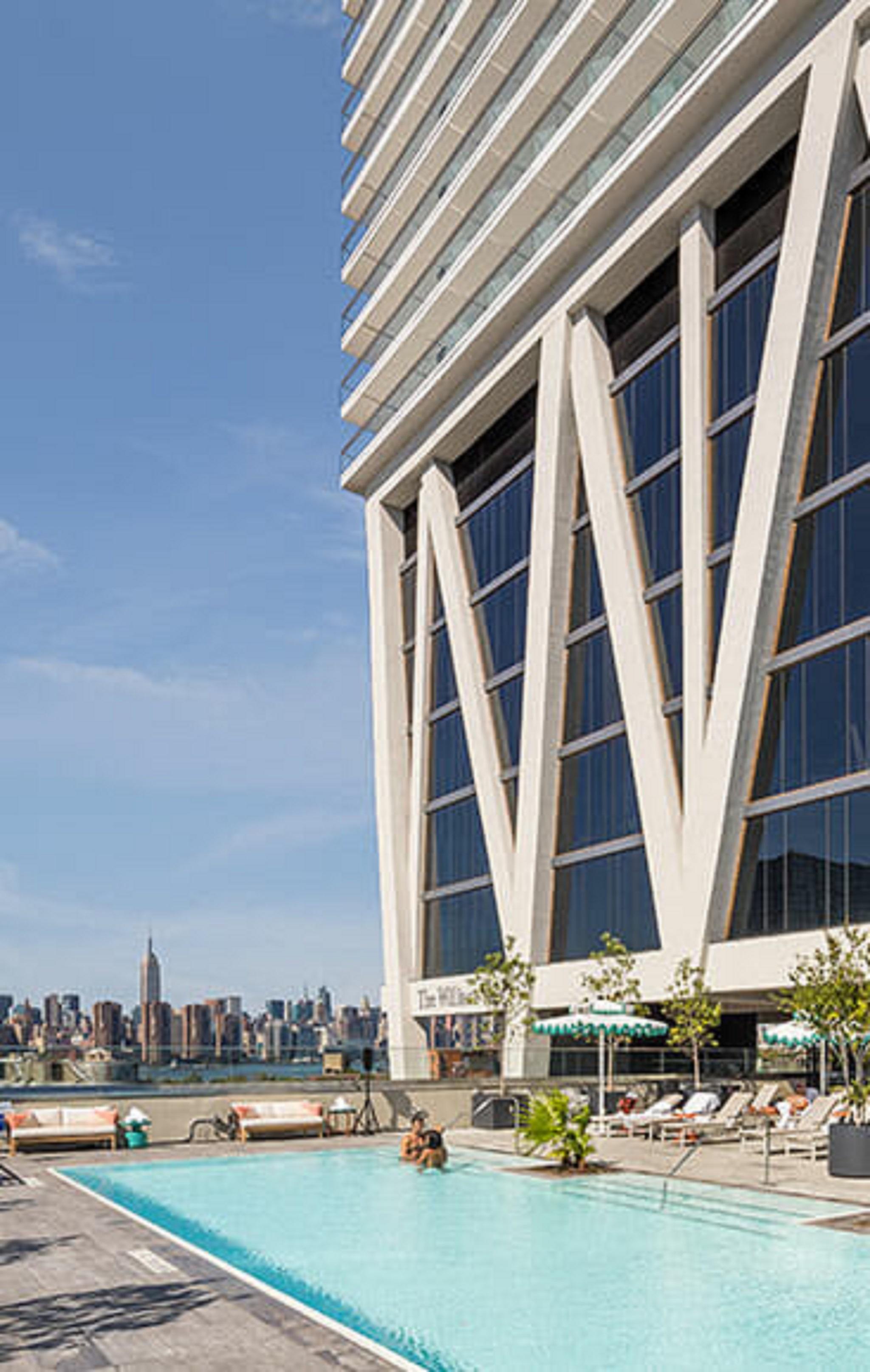 Hotel The William Vale New York Exteriér fotografie The building's facade